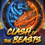 Clash of the Beasts online slot logo