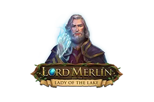 Lord Merlin and The Lady of The Lake Online Slot logo