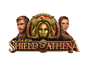 Rich Wilde and the Shield of Athena Online Slot logo