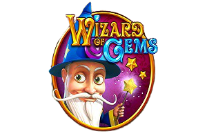 Wizard of Gems Online Slot logo