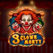 3 Clown Monty Online Slot logo