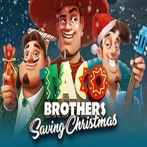 Taco Brothers Saving Christmas Online Slot Logo