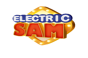 Electric Sam Online Slot Logo