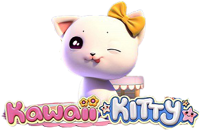 Kawaii Kitty Online Slot Logo