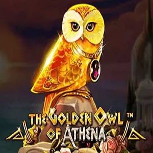 The Golden Owl of Athena Online Slot Logo