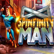 Spinfinity Man Online Slot Logo