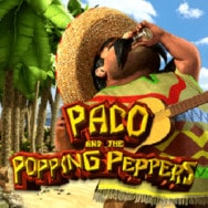Paco and the Popping Peppers Online Slot Logo