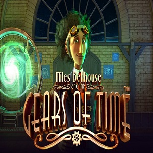 Miles Bellhouse and the Gears of Time Online Slot Logo