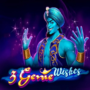 3 Genie Wishes Online Slot Logo