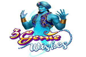 3 Genie Wishes Online Slot Logo