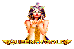 Queen of Gold Online Slot Logo