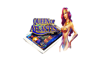 Queen of Atlantis Online Slot Logo
