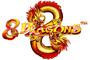 8 Dragons  Online Slot Logo