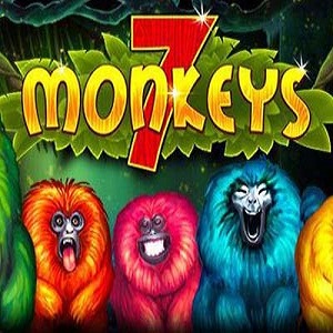 7 Monkeys online Slot Logo