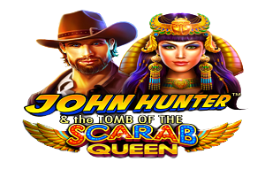 John Hunter and the Tomb of the Scarab Queen Online Slot Logo