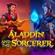 Aladdin and the Sorcerer Online Slot Logo