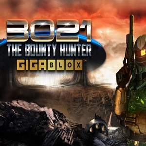 3021 The Bounty Hunter Gigablox Online Slot Logo