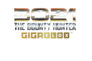 3021 The Bounty Hunter Gigablox Online Slot Logo