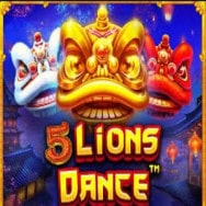5 Lions Dance Online Slot logo