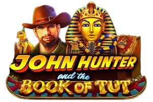 John Hunter And The Book Of Tut online slot logo