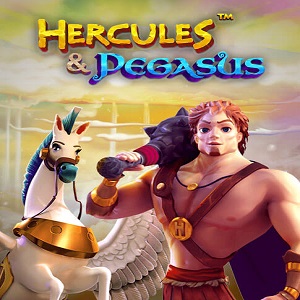 Hercules and Pegasus online slot logo