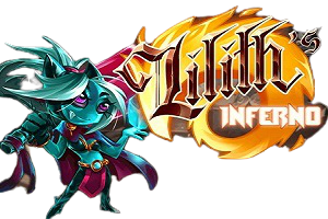 Lilith's Inferno online slot logo