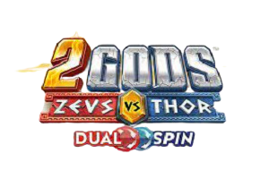 2 Gods Zeus vs Thor online slot logo