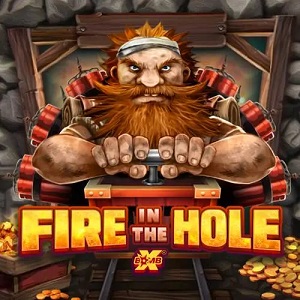 Fire in the Hole Online Slot Logo