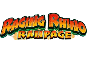 Raging Rhino Rampage Online Slot Logo