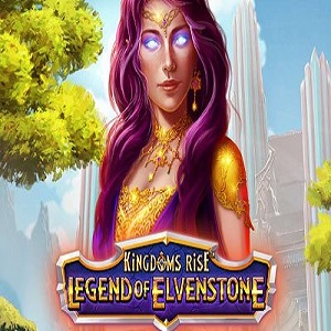 Kingdoms Rise Legend of Elvenstone Online Slot Logo
