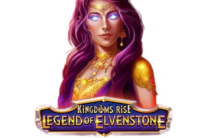 Kingdoms Rise Legend of Elvenstone Online Slot Logo
