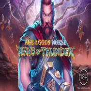 Age of the Gods Norse Ways of Thunder Online Slot Logo