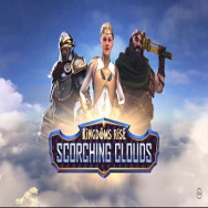 Kingdoms Rise Scorching Clouds Online Slot Logo