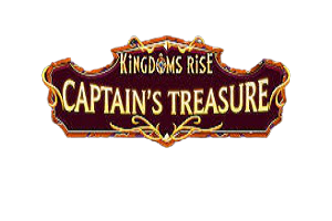 Kingdoms Rise Captains Treasure Online Slot Logo