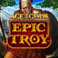 Age of the Gods Epic Troy Online Slot Logo