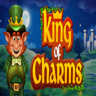 King of Charms online slot logo