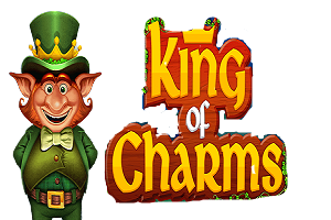 King of Charms online slot logo