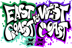 East Coast vs West Coast Online Slot Logo