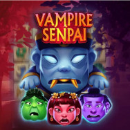 Vampire Senpai online slot logo