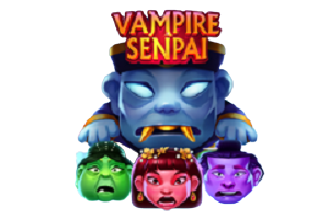 Vampire Senpai online slot logo