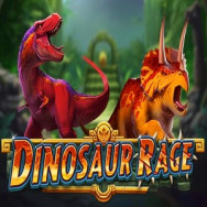 Dinosaur Rage online slot logo