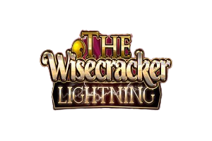 The Wisecracker Lightning Online Slot Logo