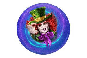 The Wild Hatter online slot logo