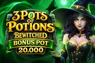 3 Pots of Potions Bewitched Bonus Pot 20,000
