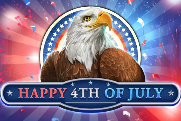 4th of July Slot Logo