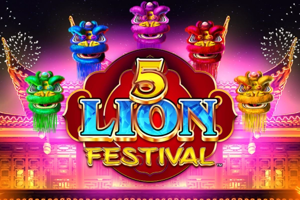 5 Lion Festival Slot Logo