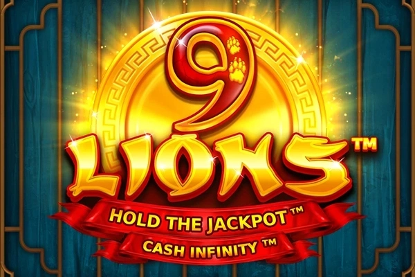 9 Lions Hold The Jackpot Slot Logo