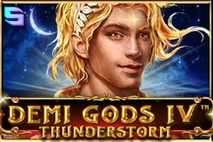 Demi Gods IV Thunderstorm Slot Logo