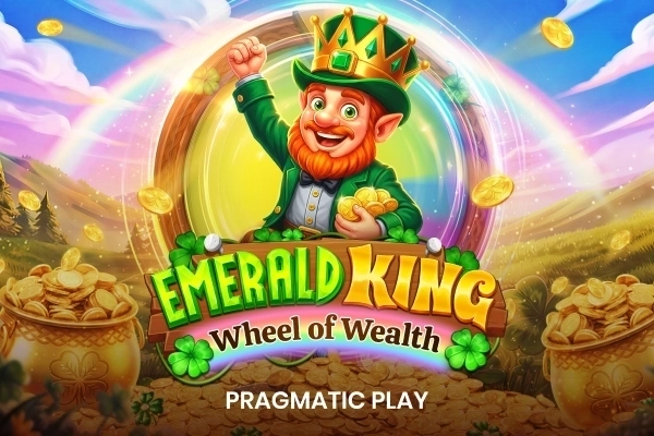 Emerlad King - Wheel of Wealth Slot Logo