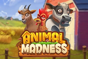 Farm Animal Madness Slot Logo